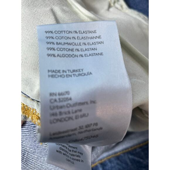 BDG Urban Outfitter Jeans Size 26 High Rise Stretch Flare Leg Distressed Hippie - Picture 7 of 7